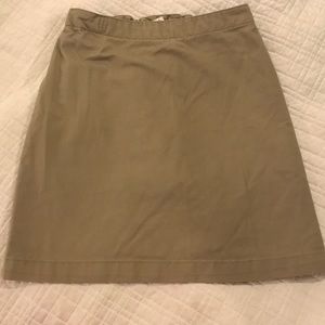 Land’s End khaki skirt & short combo size 10-11
